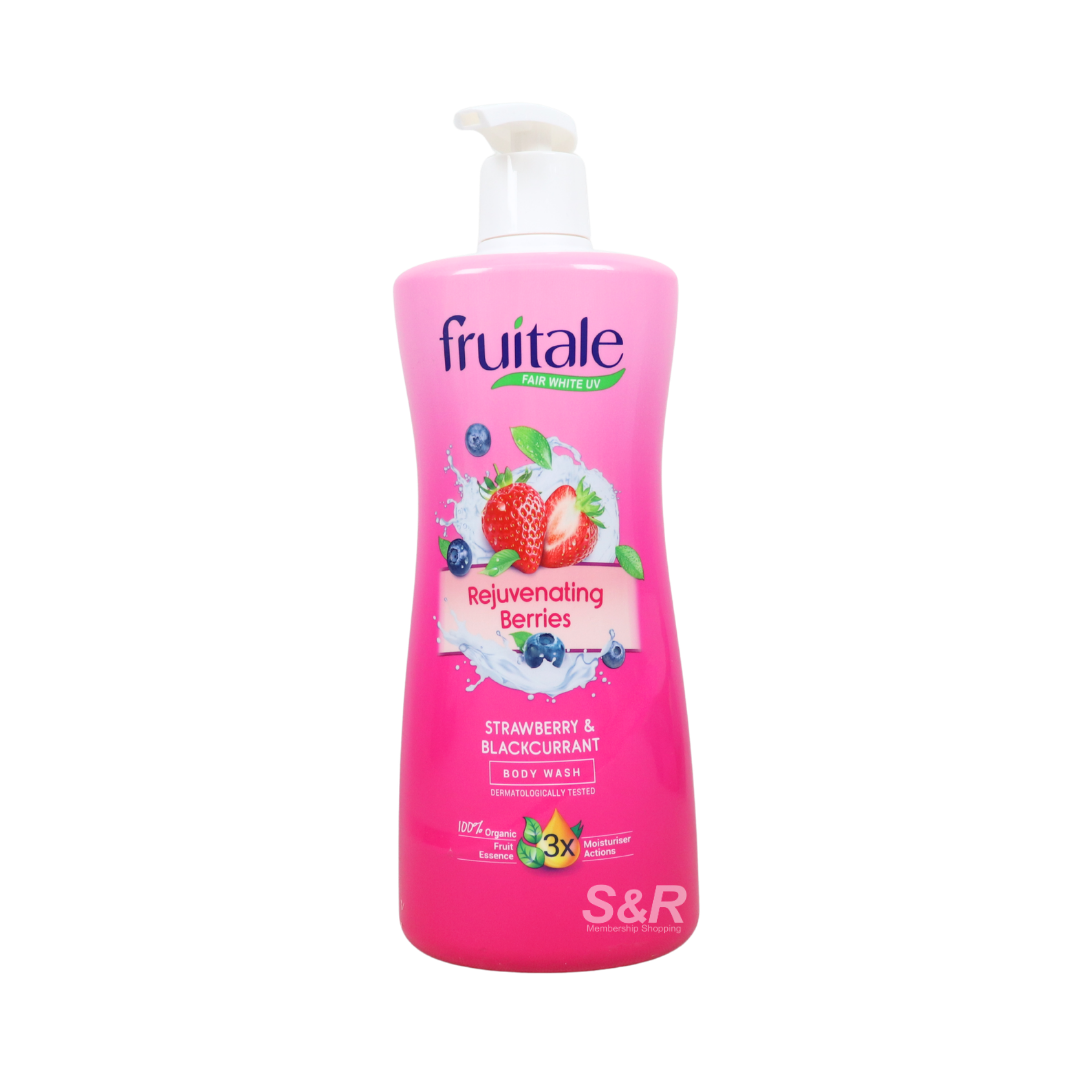 Fruitale Rejuvenating Berries Strawberry and Blackcurrant Body Wash 1kg
